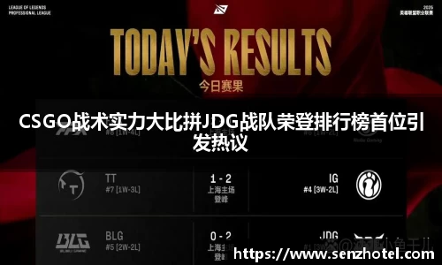 CSGO战术实力大比拼JDG战队荣登排行榜首位引发热议